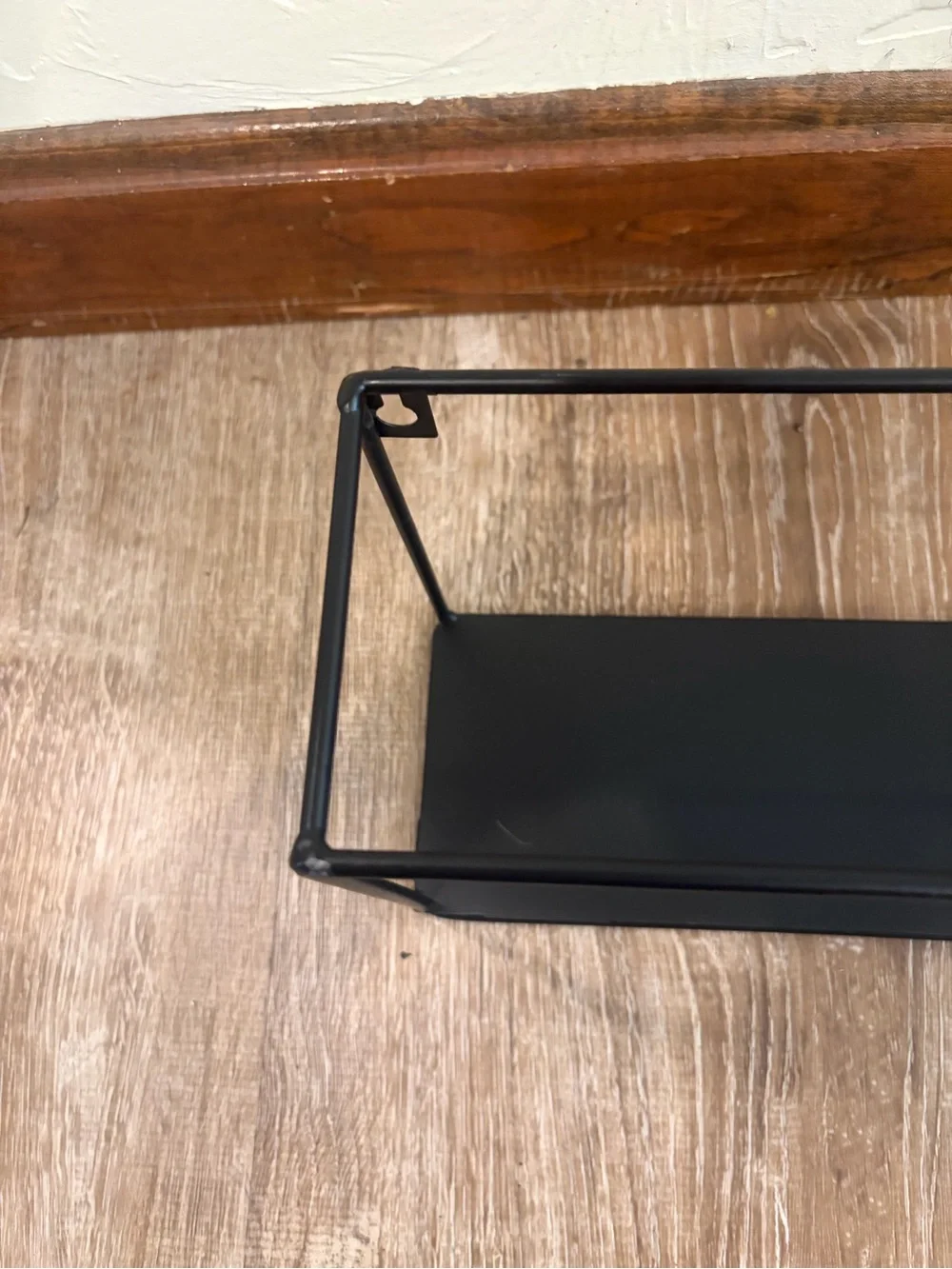 Black Metal Wall Shelf - Home Wall Decor